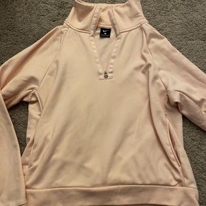 SOLD BRAND NEW. Nike light pink quarter zip